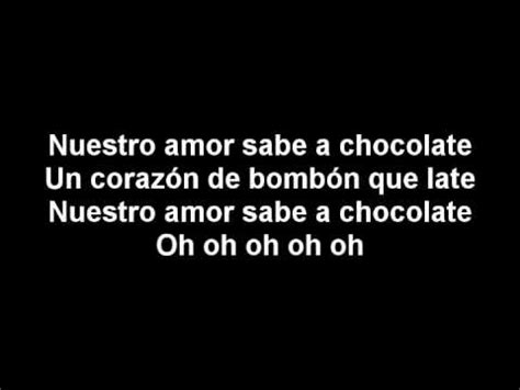 sabes a chocolate|nuestro amor sabe a chocolate.